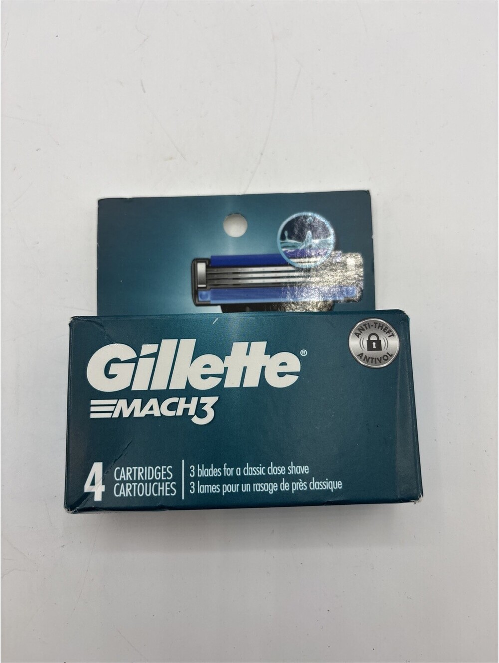 Gillette Mach3 Razor Blade Refills for Men 4 Cartridges  Triple Blade